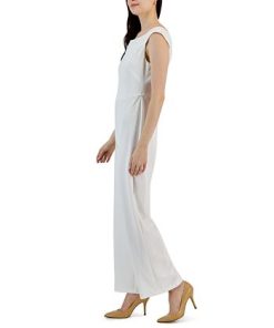 Connected Women's Scuba Crepe Sleeveless Wide-Leg Jumpsuit 2 Connected Women's Scuba Crepe Sleeveless Wide-Leg Jumpsuit -CeCe cloth-shop 22996145 fpx