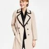 Bar III Women's Bi-Stretch Framed Trench Coat, Created For Macy's