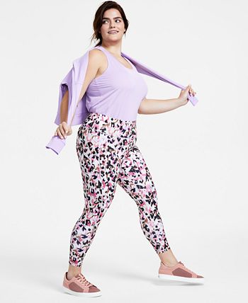 Plus Size Cheetah Splash 7/8 Leggings, Created For Macy's ID Ideology Plus Size Cheetah Splash 7/8 Leggings, Created For Macy's -CeCe cloth-shop