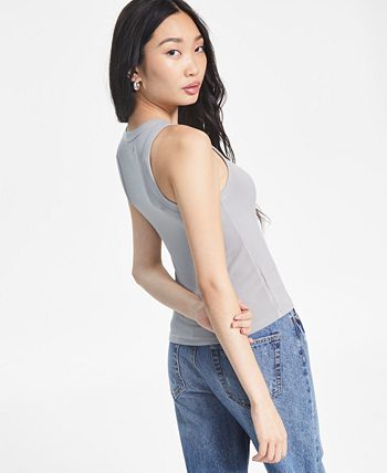 Women's Sleeveless Crewneck Ribbed Tank Top And Now This Women's Sleeveless Crewneck Ribbed Tank Top -CeCe cloth-shop