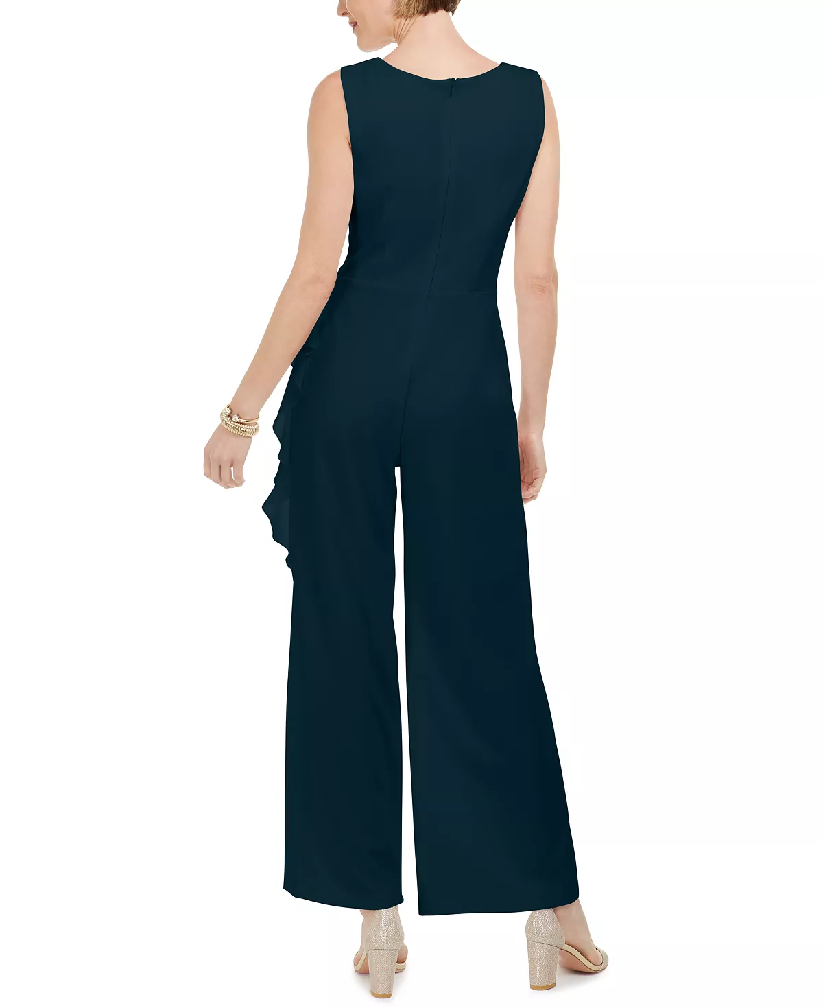 Ruffled Jumpsuit Connected Ruffled Jumpsuit -CeCe cloth-shop