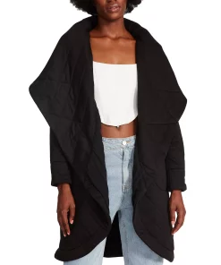 Steve Madden Women's Quilted Jones Open-Front Jacket -CeCe cloth-shop 23137068 fpx