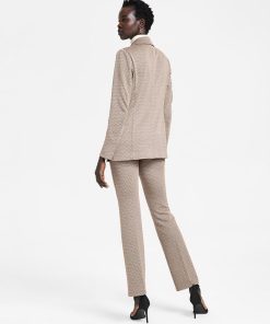 Anne Klein Women's Chevron Pull-On Bootcut Pants -CeCe cloth-shop 23151455 fpx