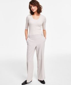 Alfani Women's Pull-On Wide-Leg Pants, Created For Macy's