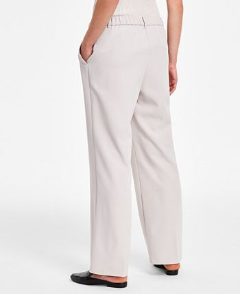 Women's Pull-On Wide-Leg Pants, Created For Macy's Alfani Women's Pull-On Wide-Leg Pants, Created For Macy's -CeCe cloth-shop