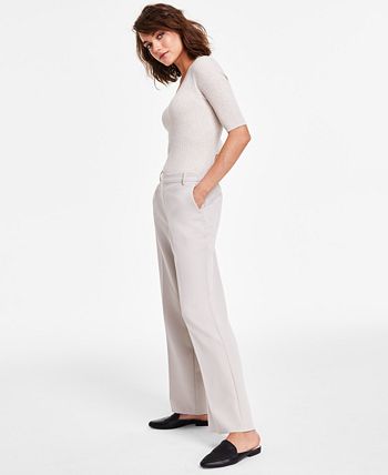 Women's Pull-On Wide-Leg Pants, Created For Macy's Alfani Women's Pull-On Wide-Leg Pants, Created For Macy's -CeCe cloth-shop