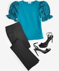 CeCe Slim Bootcut Pants 6 CeCe Slim Bootcut Pants -CeCe cloth-shop 23158687 fpx