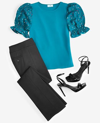 Slim Bootcut Pants CeCe Slim Bootcut Pants -CeCe cloth-shop