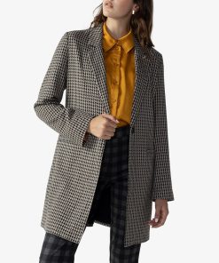 Sanctuary Women's Carly Houndstooth Longline Blazer