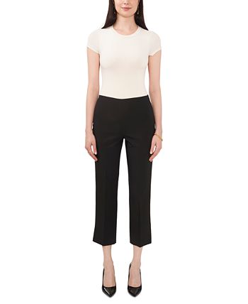 Women's Slim Flared-Leg Cropped Pants Vince Camuto Women's Slim Flared-Leg Cropped Pants -CeCe cloth-shop