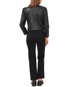Vince Camuto Women's Quilted Puff-Sleeve Open Jacket -CeCe cloth-shop 23186300 fpx