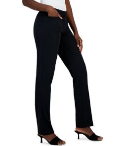 Alfani Women's Essential Mid-Rise Straight-Leg Pants, Created For Macy's -CeCe cloth-shop 23214345 fpx