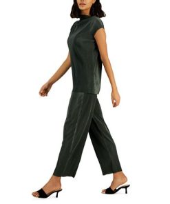 Alfani Women's Pleated Pull-On Pants, Created For Macy's -CeCe cloth-shop 23214355 fpx