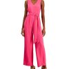 INC International Concepts Women's Sleeveless V-Neck Jumpsuit, Created For Macy's