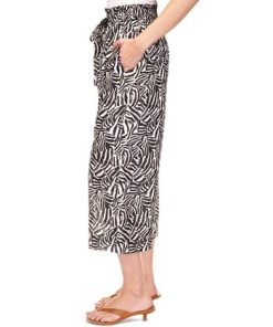 Michael Kors Women's Metallic Zebra-Print Pants -CeCe cloth-shop 23261916 fpx