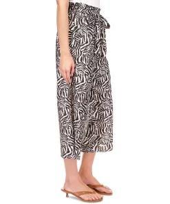 Michael Kors Women's Metallic Zebra-Print Pants -CeCe cloth-shop 23261917 fpx