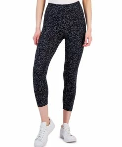 Style & Co Women's Printed High Rise Capri Pull-On Leggings, Created For Macy's