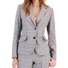 Kasper Women's Plaid Two-Button Notch-Collar Jacket