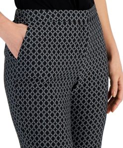 Kasper Women's Printed Ankle Pants 3 Kasper Women's Printed Ankle Pants -CeCe cloth-shop 23315544 fpx