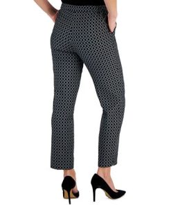 Kasper Women's Printed Ankle Pants 2 Kasper Women's Printed Ankle Pants -CeCe cloth-shop 23315545 fpx