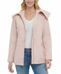 Michael Kors Women's Hooded Anorak Raincoat