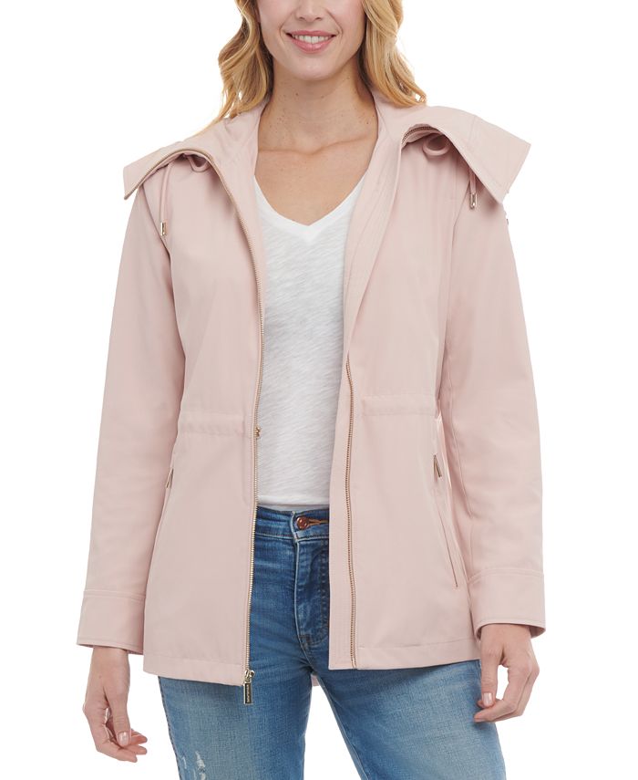 Women's Hooded Anorak Raincoat Michael Kors Women's Hooded Anorak Raincoat -CeCe cloth-shop 23350658 fpx 1