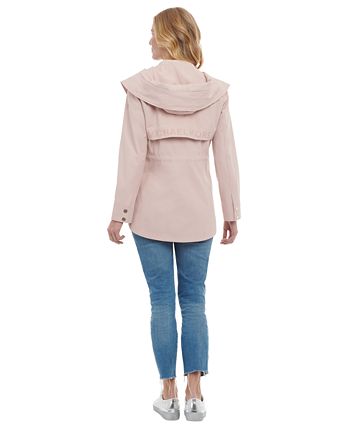 Women's Petite Hooded Anorak Raincoat Michael Kors Women's Petite Hooded Anorak Raincoat -CeCe cloth-shop