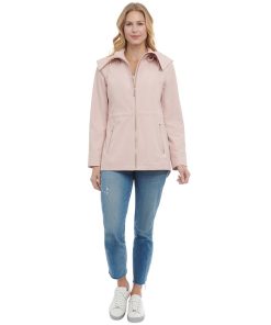 Michael Kors Women's Hooded Anorak Raincoat 3 Michael Kors Women's Hooded Anorak Raincoat -CeCe cloth-shop 23350661 fpx 1