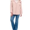 Michael Kors Women's Plus Size Hooded Anorak Raincoat