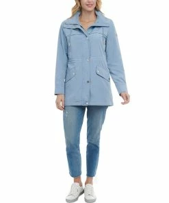 Michael Kors Women's Hooded Water-Resistant Anorak Coat