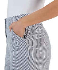 Karen Scott Women's Corded Striped Capri Pants, Created For Macy's -CeCe cloth-shop 23367826 fpx
