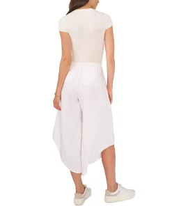 Vince Camuto Women's Wide-Leg Cropped Pull-On Pants -CeCe cloth-shop 23440992 fpx