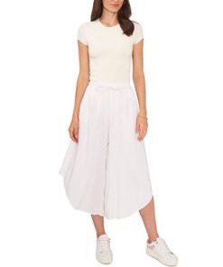 Vince Camuto Women's Wide-Leg Cropped Pull-On Pants -CeCe cloth-shop 23440993 fpx