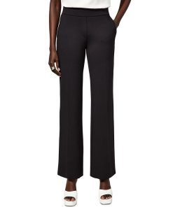 Anne Klein Women's Compression Wide-Leg Pull-On Pants