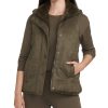 Anne Klein Women's Faux-Fur-Lined Sleeveless Vest