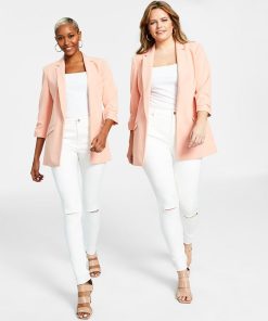 INC International Concepts Women's Menswear Blazer, Created For Macy's -CeCe cloth-shop 23480725 fpx