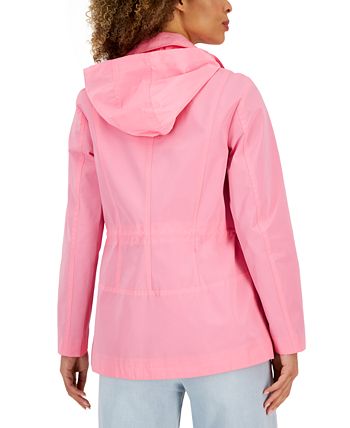 Women's Water-Resistant Hooded Anorak Jacket, Created For Macy's Charter Club Women's Water-Resistant Hooded Anorak Jacket, Created For Macy's -CeCe cloth-shop