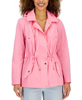 Women's Water-Resistant Hooded Anorak Jacket, Created For Macy's Charter Club Women's Water-Resistant Hooded Anorak Jacket, Created For Macy's -CeCe cloth-shop