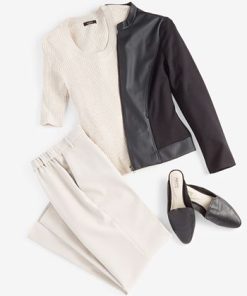 Alfani Faux Leather Trim Jacket, Created For Macy's -CeCe cloth-shop 23489025 fpx 1