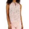 Anne Klein Women's Abstract-Print Sleeveless Tulia Blouse