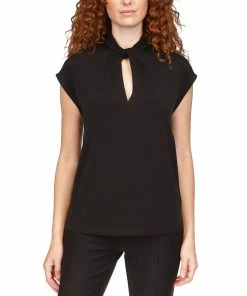 Michael Kors Women's Twist-Neck Sleeveless Top