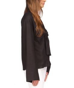 Michael Kors Women's Tied Kimono-Sleeve Blouse -CeCe cloth-shop 23534290 fpx
