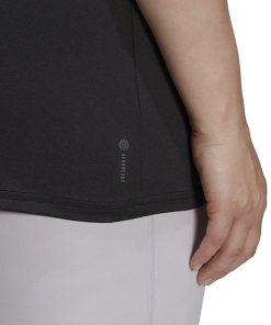 ADIDAS Plus Size Train Essentials V-Neck Short-Sleeve Tee 3 ADIDAS Plus Size Train Essentials V-Neck Short-Sleeve Tee -CeCe cloth-shop 23534777 fpx