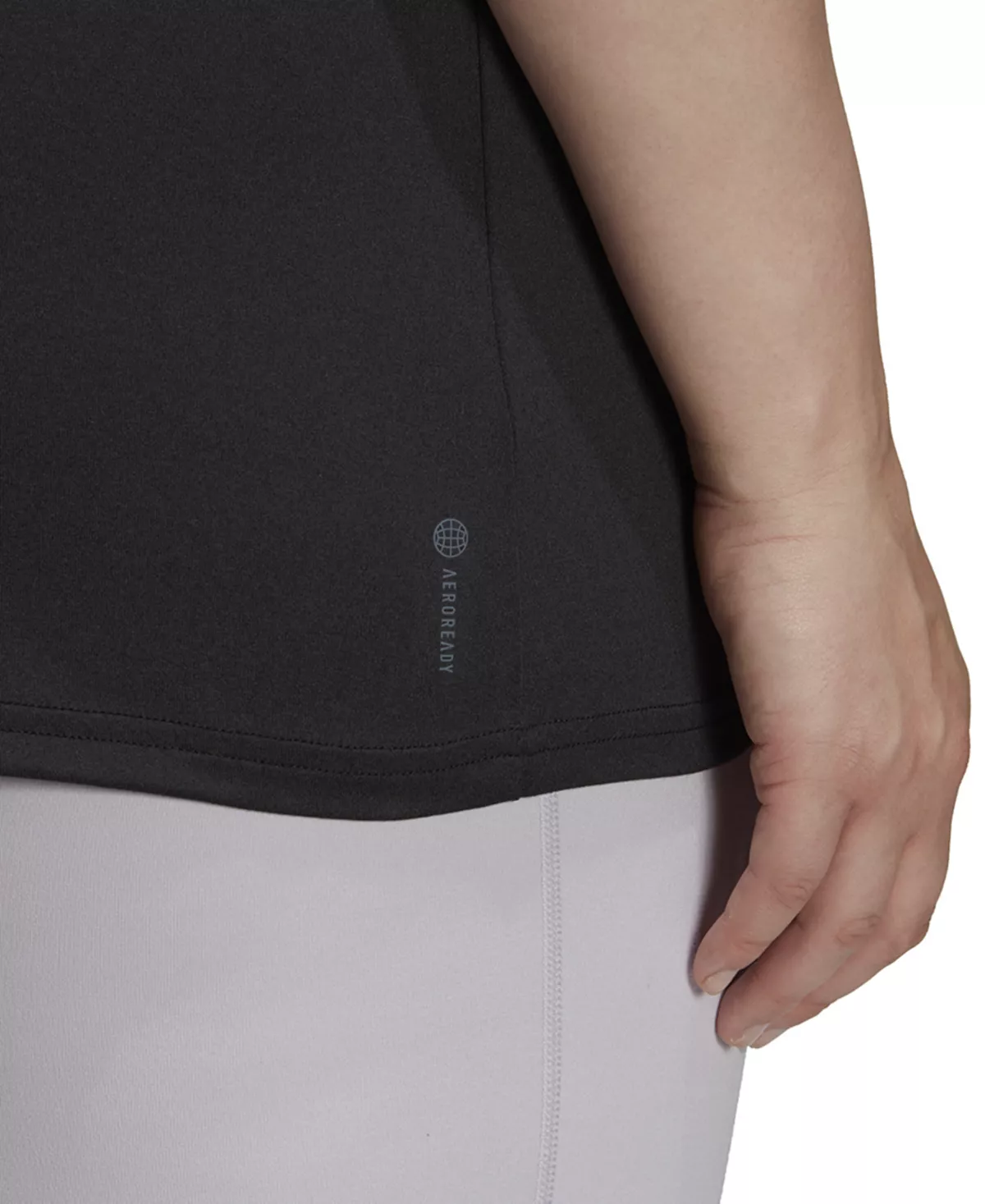 Plus Size Train Essentials V-Neck Short-Sleeve Tee ADIDAS Plus Size Train Essentials V-Neck Short-Sleeve Tee -CeCe cloth-shop