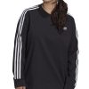 ADIDAS Plus Size 3-Stripes Crewneck Long-Sleeve Tee