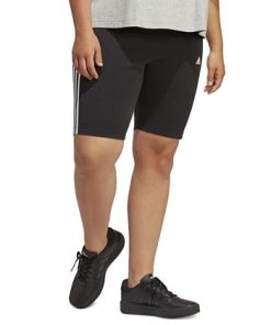 ADIDAS Plus Size Essentials 3-Stripes Bike Shorts -CeCe cloth-shop 23534829 fpx
