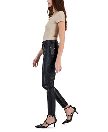 Women's Faux-Leather Skinny Pants, Created For Macy's INC International Concepts Women's Faux-Leather Skinny Pants, Created For Macy's -CeCe cloth-shop