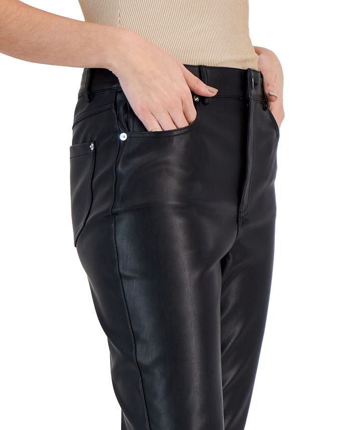 Women's Faux-Leather Skinny Pants, Created For Macy's INC International Concepts Women's Faux-Leather Skinny Pants, Created For Macy's -CeCe cloth-shop