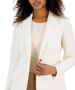 Anne Klein Women's Contour Stretch One-Button Jacket -CeCe cloth-shop 23542156 fpx