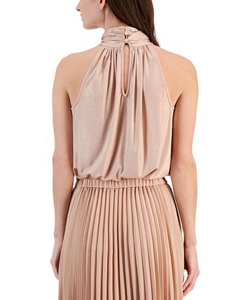 Women's Twist-Neck Keyhole-Cutout Top Anne Klein Women's Twist-Neck Keyhole-Cutout Top -CeCe cloth-shop